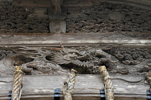 大川神社　本殿彫刻