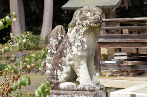 篠田神社 狛犬