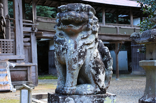 舟城神社　狛犬